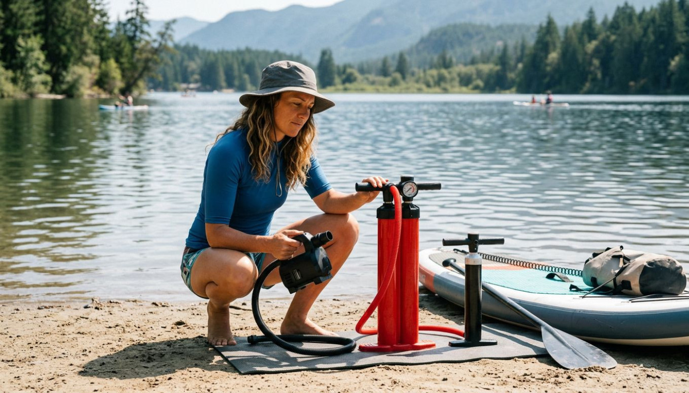 Come scegliere la pompa ideale per il tuo stand up paddle?